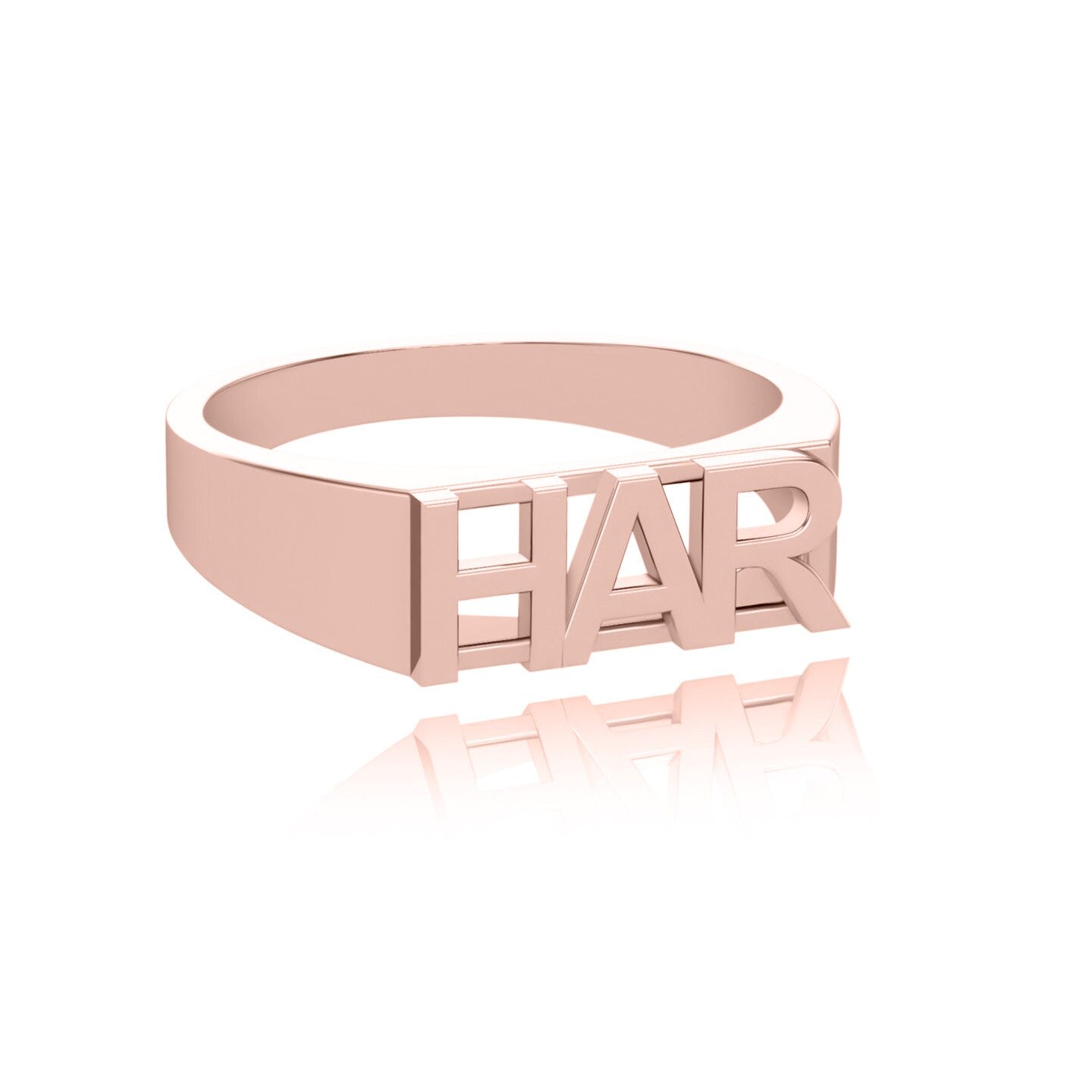Personalized Triple Initial Ring - Minimalist Jewelry - Gift For Her - Fashion Jewelry - Custom Initial Ring -  Personalized Custom Ring