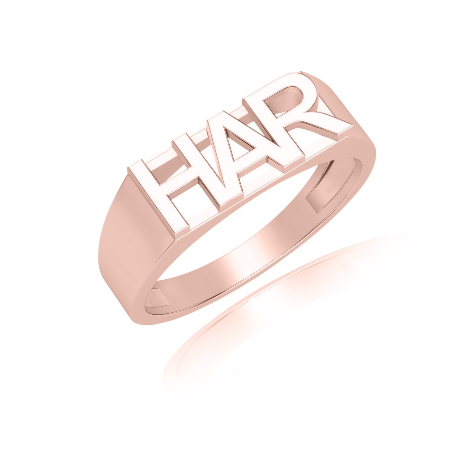 Personalized Triple Initial Ring - Minimalist Jewelry - Gift For Her - Fashion Jewelry - Custom Initial Ring -  Personalized Custom Ring